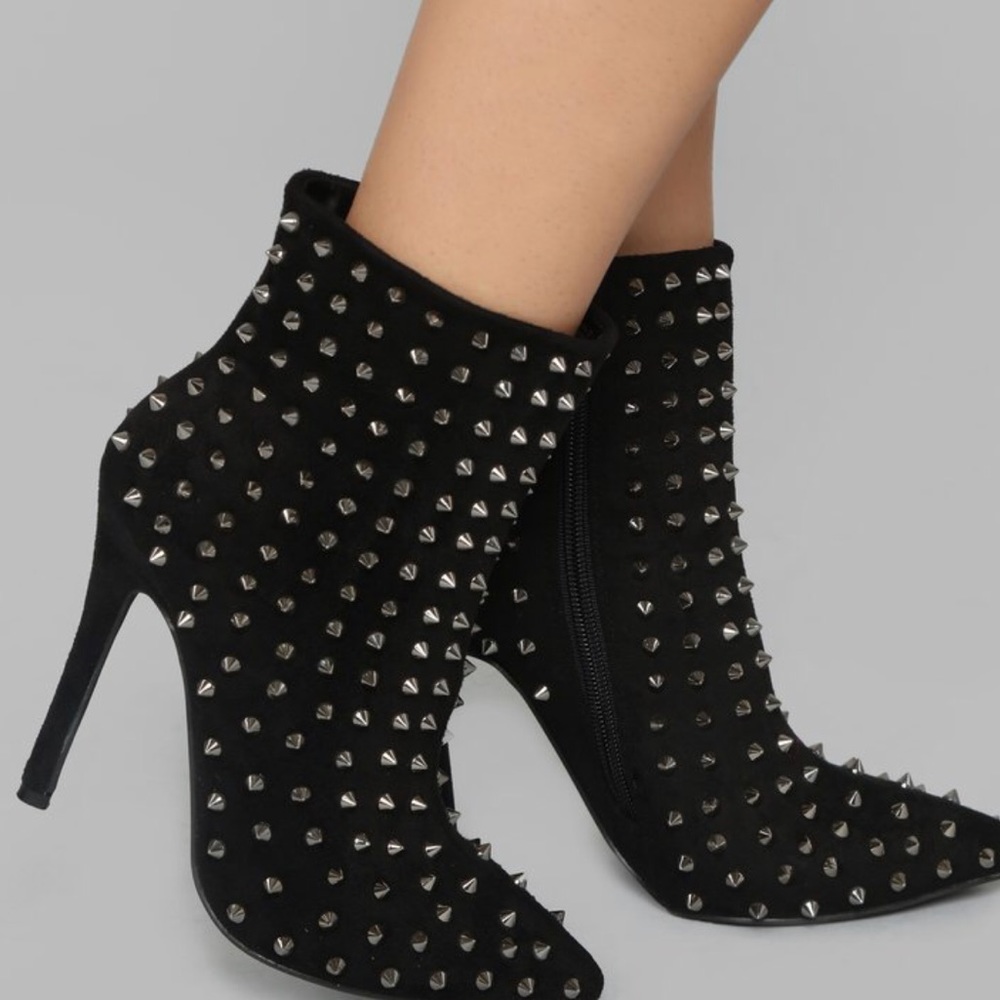 Stiletto Studded Boot Heels